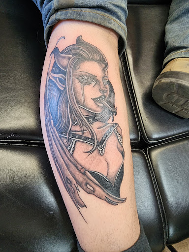 Explore coraline tattoo ideas, creative tattoo ideas in Charlottesville, available at ScottyrocksTwisted Inks