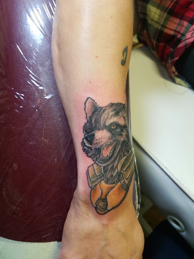 Explore male sleeve tattoo ideas, creative tattoo ideas in Sheridan, available at Beard N Lady Tattoo