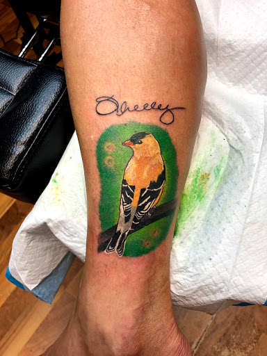 Explore back forearm tattoo ideas, creative tattoo ideas in Magnolia, available at Tanner Tattoos