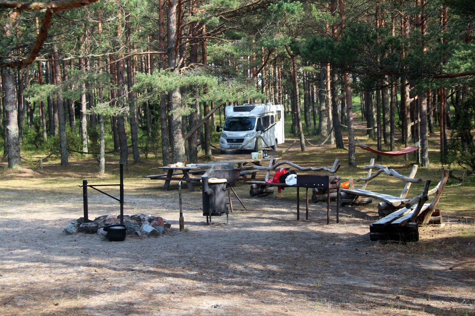 Valokuva Miera osta campingista. puhtaustasolla korkea