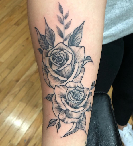 Explore animal crossing tattoo ideas, creative tattoo ideas in Columbus, available at Lacquer Gallery TATTOO