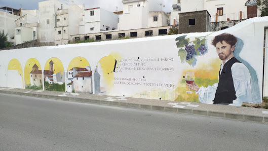 MURAL LA PEDRETA, obra de María José Gil Lozano C. Pedreta, 29691 Manilva, Málaga, España