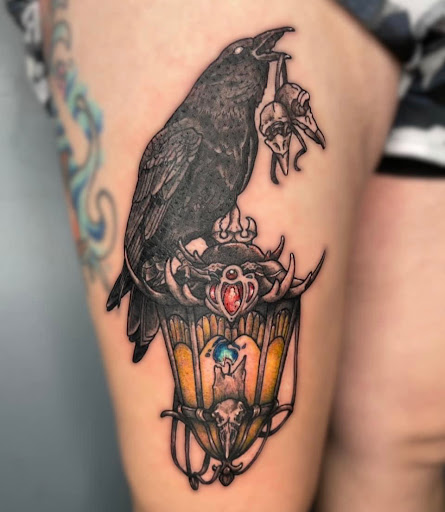 Explore chicago bears tattoo ideas, creative tattoo ideas in Broxton, available at Seratonin Tattoo Parlor