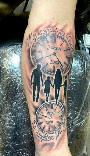 Explore footprints poem tattoo ideas, creative tattoo ideas in Warner Robins, available at Untold Pain Tattoo Studio