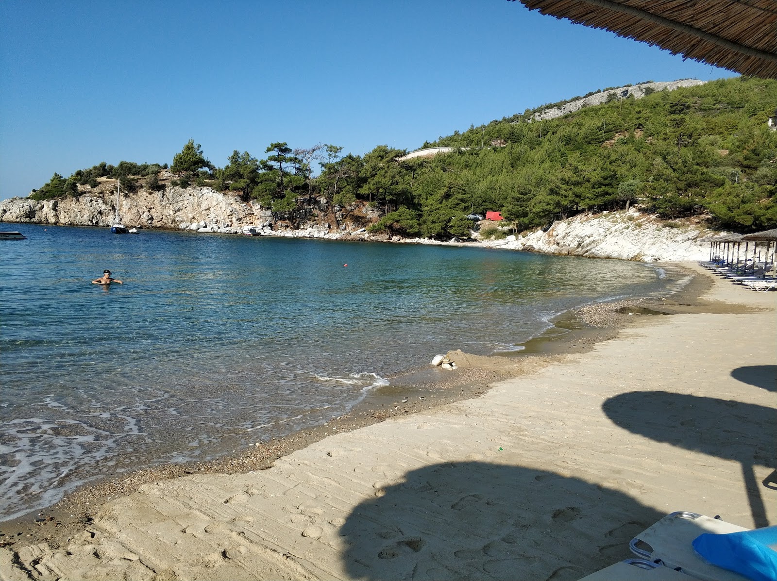 Photo of Thassos's beach with tiny bay