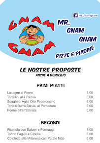 Menu du Mister Gnam Gnam à Casalfiumanese