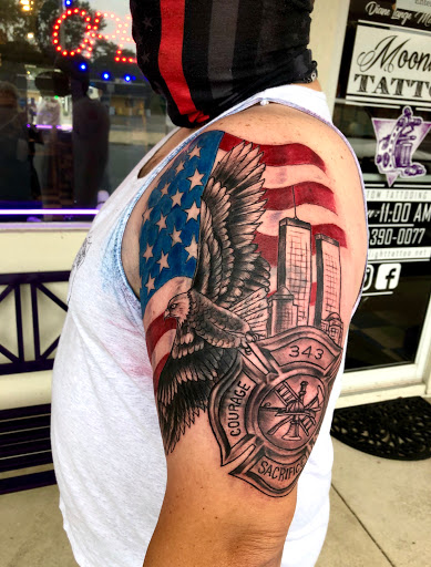 Explore cool chest tattoo ideas, creative tattoo ideas in Ocean View, available at Moonlight Tattoo