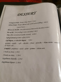 Chez Pablo à Saint-Jean-de-Luz menu