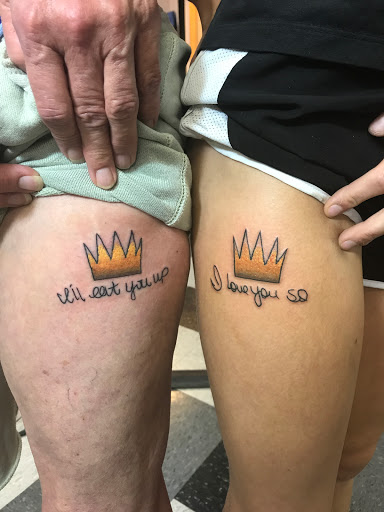 Explore kaws tattoo ideas, creative tattoo ideas in Kearney, available at Bread N Butter Tattoo