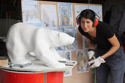 Atelier de sculpture à Launac