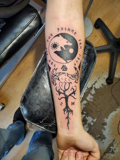 Explore funny tattoo ideas for guys, creative tattoo ideas in Elkhart, available at Liquid Ink 2 Tattoos & Body Piercings