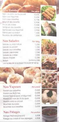 Restaurant chinois Delice d'Asie à Villers-Cotterêts (la carte)