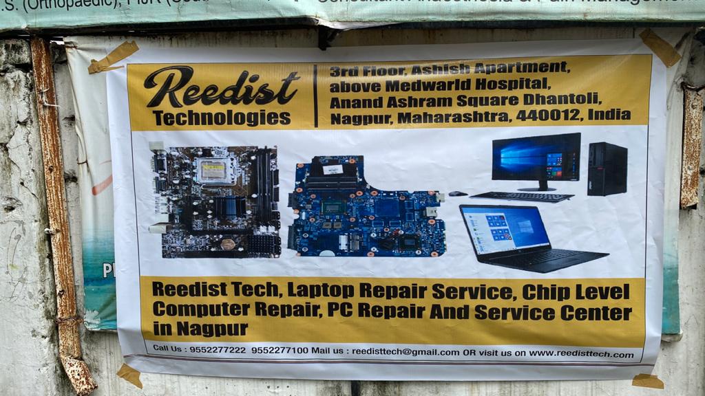 Reedist Technologies - (Laptop Repair Services in Nagpur, Chip Level Computer Repair in Nagpur, PC Repair in Nagpur And PC Services Center In Nagpur)