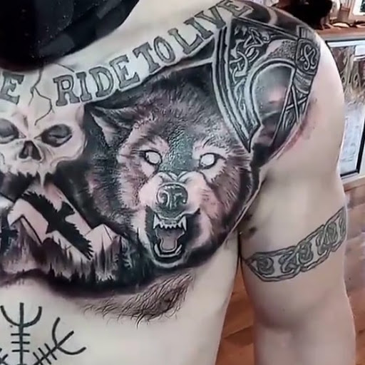 Explore word tattoo ideas for guys, creative tattoo ideas in Auburn, available at State Street Tattoo