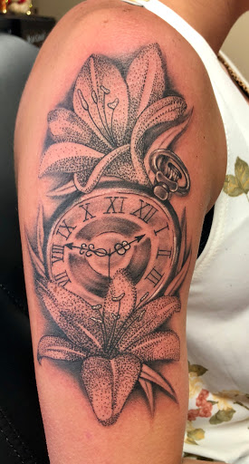 Explore foot tattoo cover up ideas, creative tattoo ideas in Pigeon Forge, available at Southern Draw Skin Art Studio