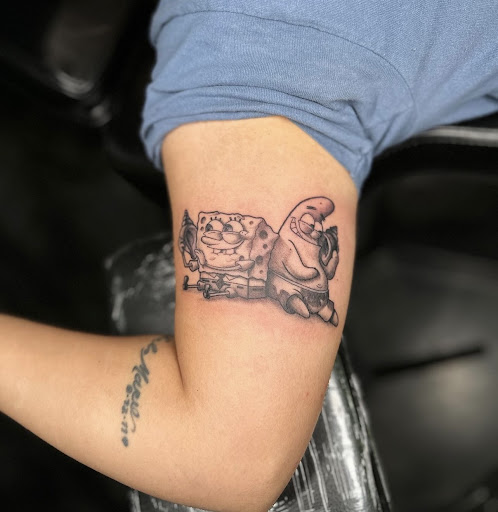 Explore upper arm men tattoo ideas, creative tattoo ideas in Peoria, available at Modern Ink Tattoo