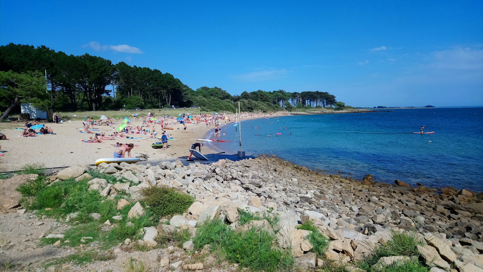 Fotografija Plage de Kernevest z majhen zaliv