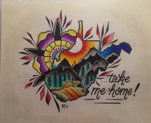 Explore two daughters tattoo ideas, creative tattoo ideas in Baltimore, available at Read Street Tattoo Parlor