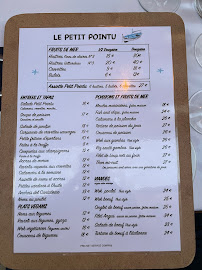Menu du Le Petit Pointu - Poissons & Fruits de Mer St-Tropez à Saint-Tropez
