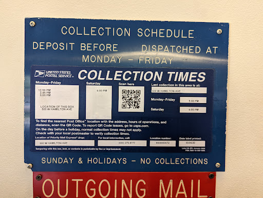 Post Office «United States Postal Service», reviews and photos, 500 W Hamilton Ave, Campbell, CA 95011, USA