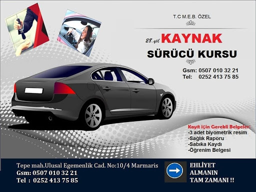 Marmaris Kaynak Sürücü Kursu