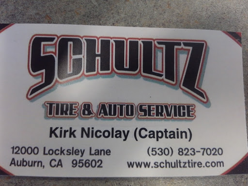 Tire Shop «Schultz Tire & Auto Service», reviews and photos, 12000 Locksley Ln, Auburn, CA 95602, USA