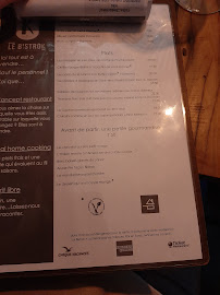 Le Bistrok Montpellier à Montpellier menu