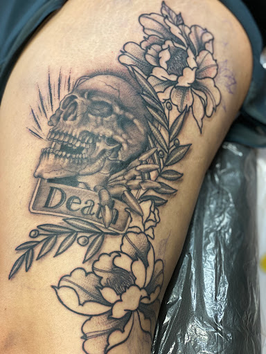 Explore side tattoo ideas, creative tattoo ideas in Saint Marys, available at Empire Tattoo