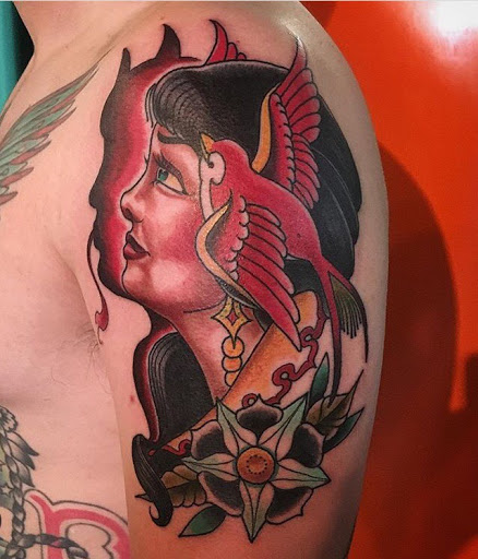 Explore tattoo pattern tom and jerry hood tattoos ideas, creative tattoo ideas in San Diego, available at Sideshow Tattoo and Piercing