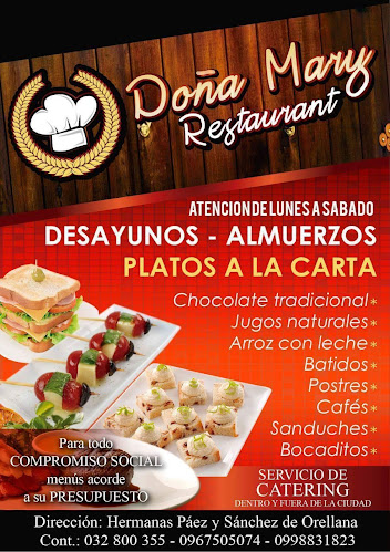 Opiniones de DOÑA MARY RESTAURANT en Latacunga - Restaurante