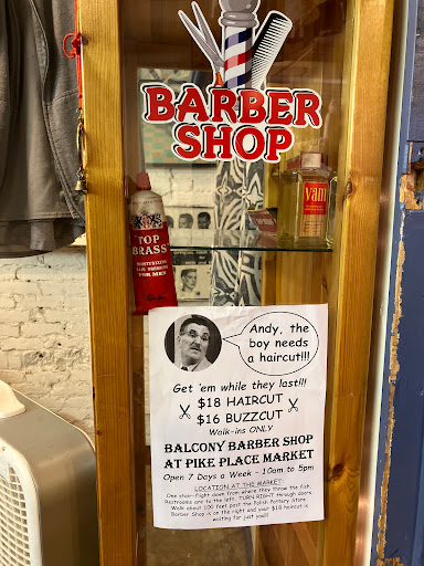 Barber Shop «Balcony Barber Shop», reviews and photos, 1501 Pike Pl #510, Seattle, WA 98101, USA