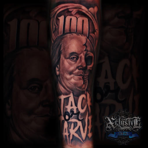 Explore arm mens tattoo ideas, creative tattoo ideas in Starkville, available at Xclusive Ink Tattoo Company
