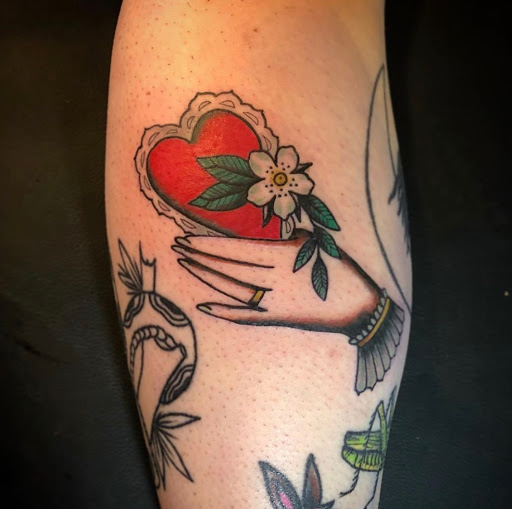 Explore anxiety tattoo ideas, creative tattoo ideas in Lawrence, available at Standard Electric Tattooing