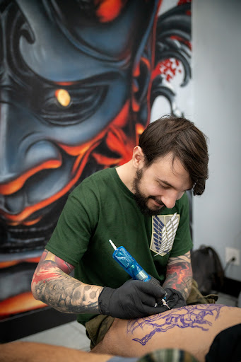Explore tattoo ideas with color, creative tattoo ideas in Rowlett, available at Sinners Tattoo Studio and Supply