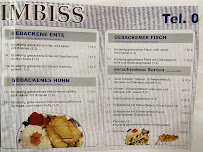 Menu / carte de Asia Imbiss HOAMY - Vietnamesische Spezialitäten à Frankenberg