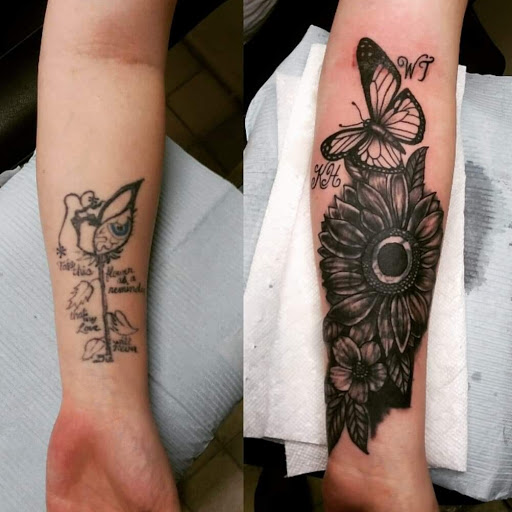 Explore donkey tattoo ideas, creative tattoo ideas in Carbondale, available at MsCandyTattoo