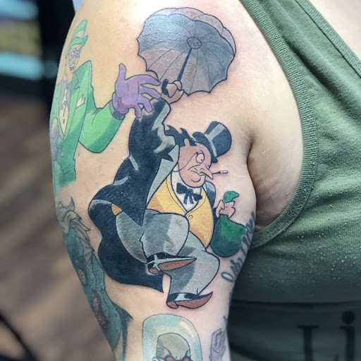 Explore daughter portrait tattoo ideas, creative tattoo ideas in Reno, available at Evolution Tattoo