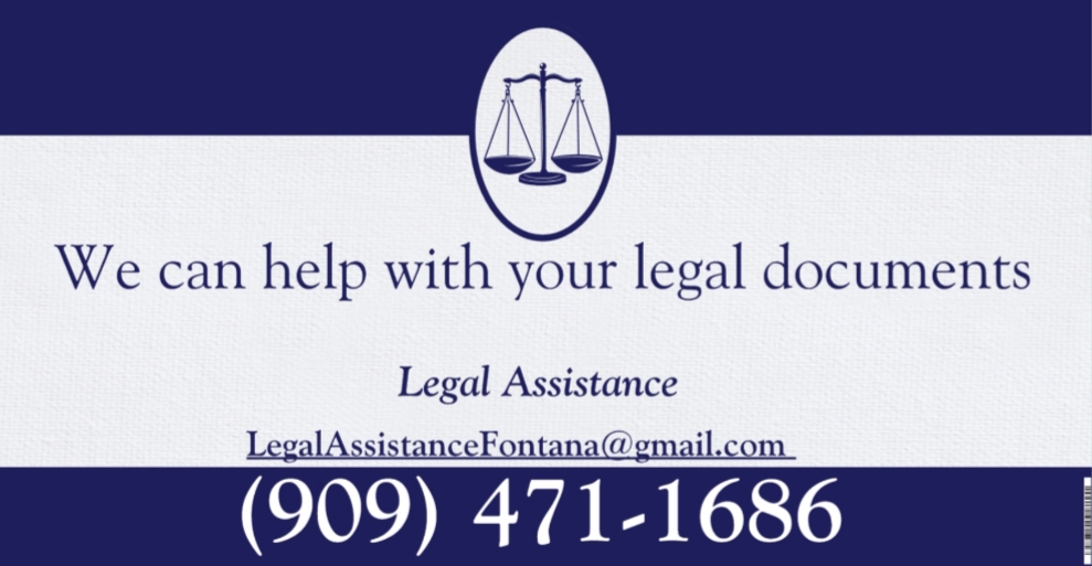 Legal Assistance Fontana, ... Since 1994
