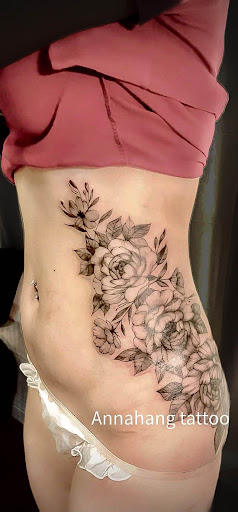 Explore thyroid tattoo ideas, creative tattoo ideas in Garden Grove, available at Anna Hang Tattoo