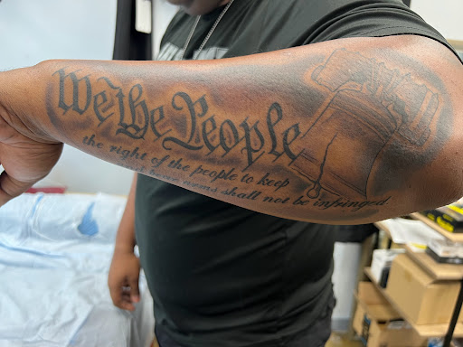 Explore perspective tattoo ideas, creative tattoo ideas in Norco, available at Live Canvas Tattoo Parlour