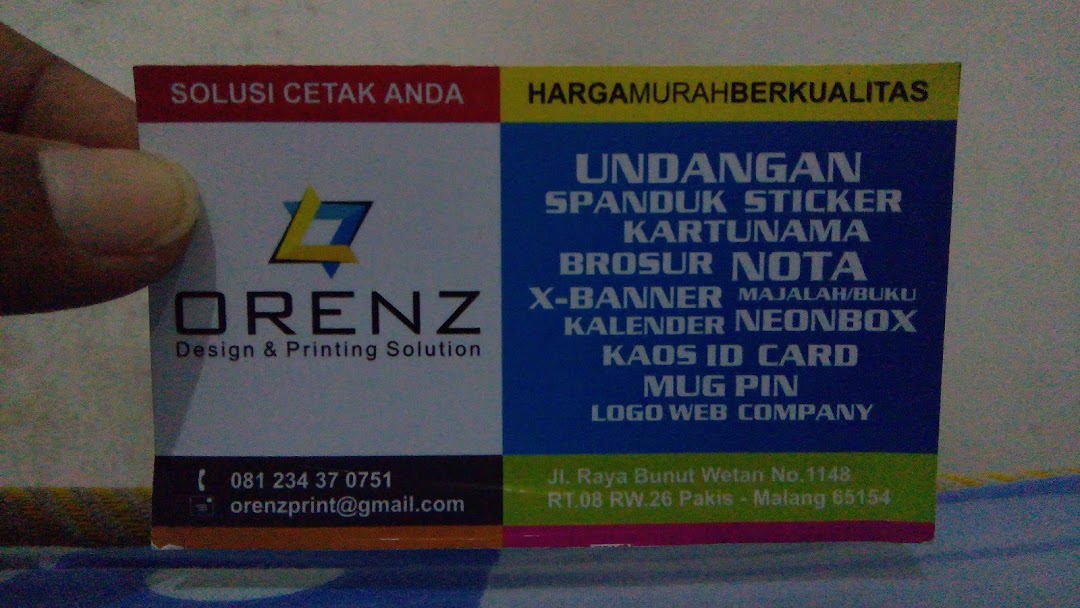 Orenz Printing