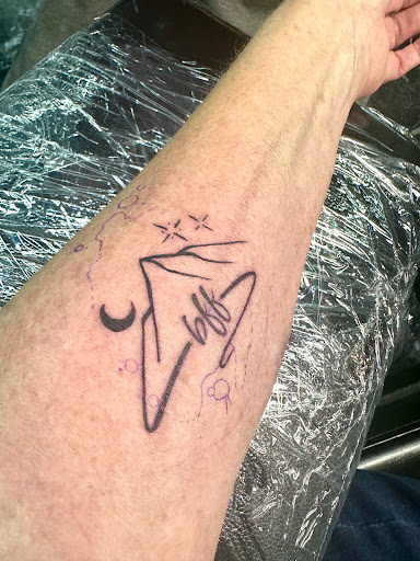 Explore one piece tattoos ideas, creative tattoo ideas in Dayton, available at Uppity Tattoos