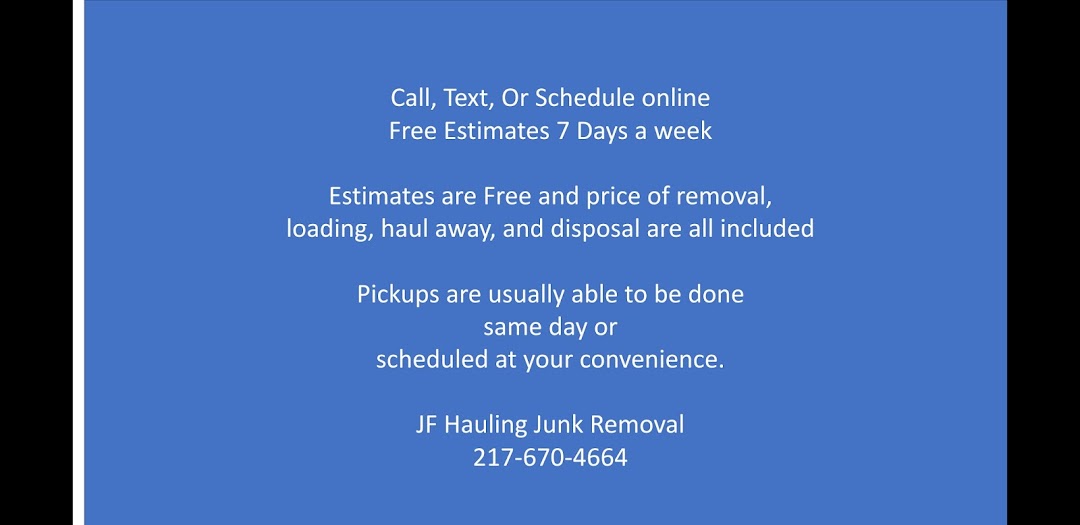 JF Hauling Junk Removal