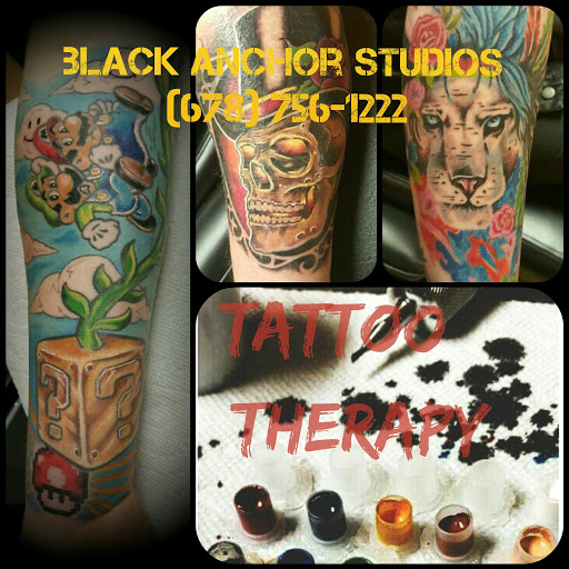 Explore stroke survivor tattoo ideas, creative tattoo ideas in Dallas, available at Black Anchor Studios