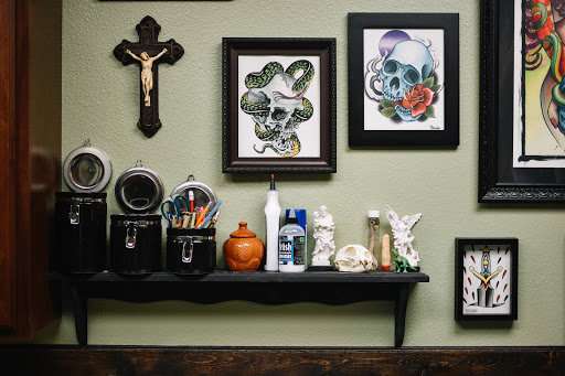 Explore tattoo ideas for men thigh, creative tattoo ideas in Glendale, available at Chosen Art Tattoo