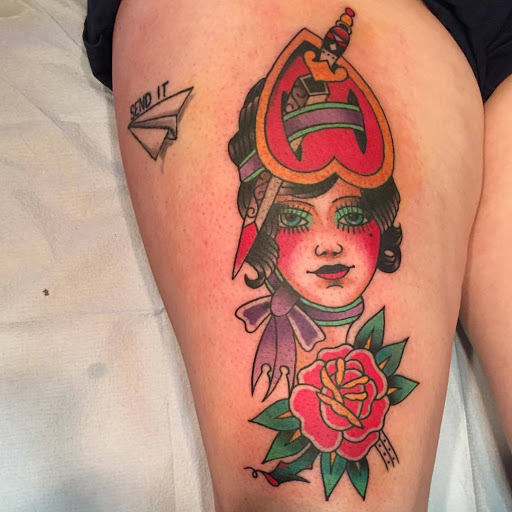 Explore family birth flower tattoo ideas, creative tattoo ideas in Sioux Falls, available at Tim Jewell Tattooer