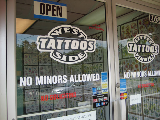 Tattoo Shop «Little Vinnies West Side», reviews and photos, 8034 Liberty Rd, Windsor Mill, MD 21244, USA