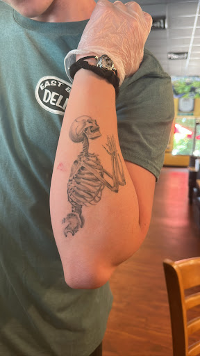 Explore female full back tattoo ideas, creative tattoo ideas in Goose Creek, available at Red Kirin Tattoo