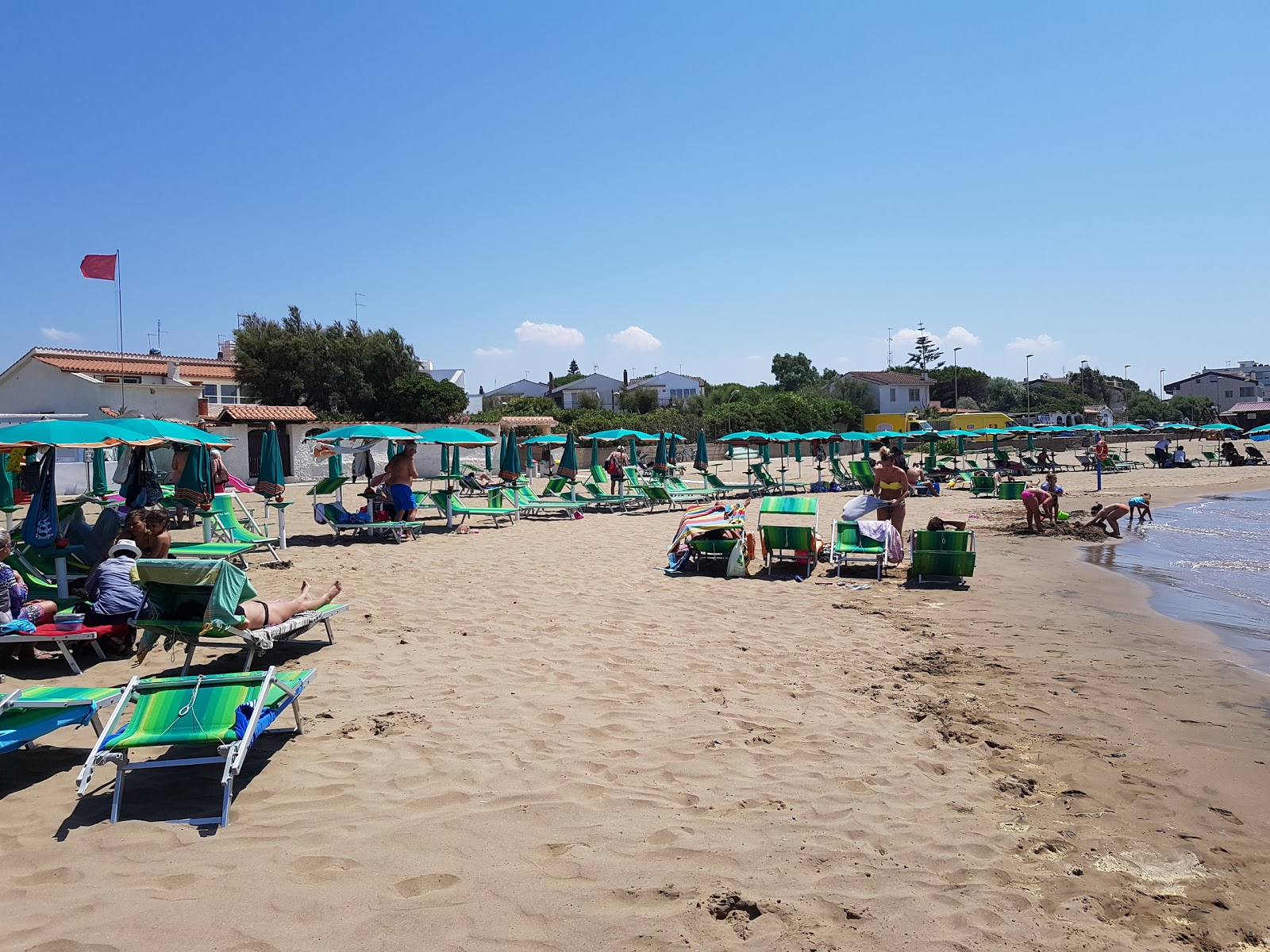 Foto de Praia de Santa Severa - recomendado para viajantes em família com crianças