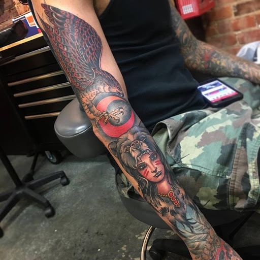 Explore mother of three tattoo ideas, creative tattoo ideas in Dunn, available at Heart and Hammer Tattoo Co.